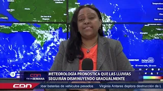 Meteorología pronostica que las lluvias seguirán disminuyendo gradualmente