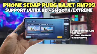 Phone Sedap PUBG Bajet RM799, Support MAX Graphic, 240Hz Refresh rate, Sharp Aquos Zero 2