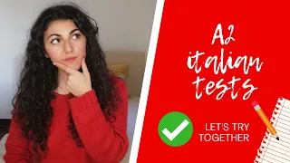 A2 - Italian Practice Test (Listening and Grammar) Cram in 30 min