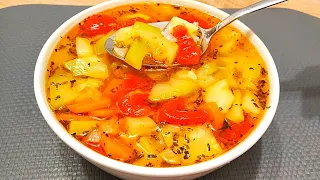 Полезный Овощной Суп за 15 Минут! Нереально вкусно и просто!