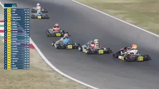 FIA Karting World Championship 2023 Junior and OK Franciacorta Italy Sunday