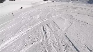 Snowboard à Luz Ardiden - pistes Bruyères & Aulheres