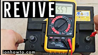 Dead 12V Car Battery Recovery Recharge & Revive From 5V