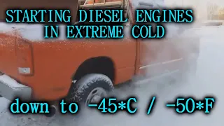 EXTREME DIESEL COLD START Compilation | -45*C | s.3 ep.28 | Запуск холодного дизеля в мороз -45