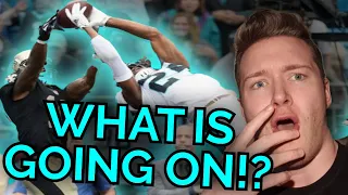 Swedish Dude Reacts to NFL Most Athletic Plays of All Time!