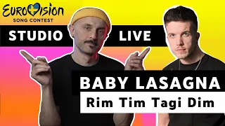 BABY LASAGNA - Rim Tim Tagi Dim | STUDIO vs LIVE | EUROWIZJA 2024 | [MOIMI USZAMI] #eurowizja2024