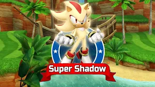 Sonic Dash - Super Shadow New Character Unlocked and Fully Upgraded MOD - All 60 Characters Unlocked