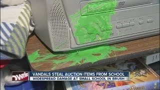 Vandals trash Christian school, steal gadgets