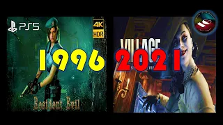 The Evolution Of Video Game Series RESIDENT EVIL (1996 / 2021) Game Of The Years HD 1080P