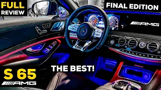 2020 Mercedes S65 AMG Final Edition V12 NEW FULL NIGHT AMBIENT Review Interior