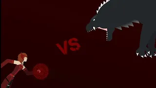 Godzilla ultima vs scarlet witch [Stick nodes Animation]