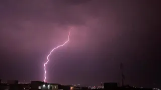 P+ CG lightning 7:45 - 8:00pm 27.04.2021 😮⚡️ #sulaymaniyah #iraq #lightning