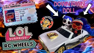 Brand New LOL Surprise R/C Wheels Remote Control Powered Car with JK Mini Fashion Doll Downtown Doll