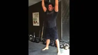 Double 40kg Kettlebell press