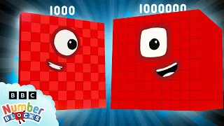 Count To 1,000,000 | Numberblocks 1 Hour Compilation | Learn to Count | Numbers Cartoon For Kids