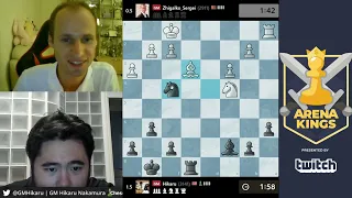 ОН БЫСТРО СОЗДАЁТ ПРОБЛЕМЫ! // GM СЕРГЕЙ ЖИГАЛКО vs GM ХИКАРУ НАКАМУРA // GM ZHIGALKO vs GM HIKARU