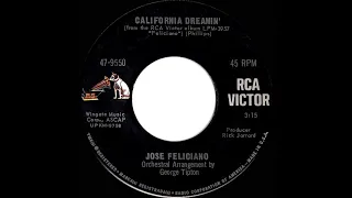 1968 Jose Feliciano - California Dreamin’ (mono 45)