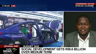 Budget 2022 | Social Development gets R58.6 billion over medium term: Owen Nkomo