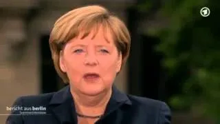 Video: ARD-Sommerinterview mit Bundeskanzlerin Angela Merkel Bericht aus Berlin, 14.07.2013