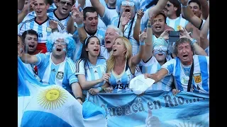 Аргентинцы в СПб метро, после матча с Нигерией / Argentines in the Spb metro, a match with Nigeria