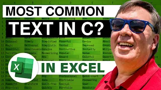 Excel - How To Find Most Frequent Text In Excel - Episode 1948