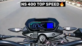 Pulsar NS 400 Top Speed | All Gears Top Speed Test 😳