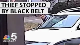 Jiu-Jitsu Professor Stops Would-Be Thief, Uses Moment to Teach a Lesson | NBC Chicago