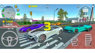 Car Simulator 2 Multiplayer | BMW i8 VS Lamborghini Veneno | Racing | Car Games Android Gameplay