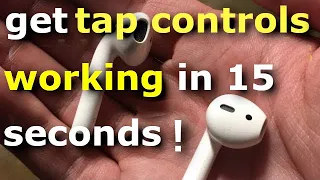 airpods TAP controls FIX *IN 15 SECONDS* — really works!