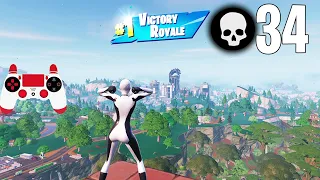 High Kill Solo Vs Squads | SEASON RECORD!!! | Full Game Win Ch.4 Season 3 (Fortnite PS4 Controller)