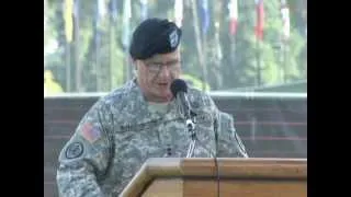 General Brown and General McMaster change command in a ceremony at the NIM