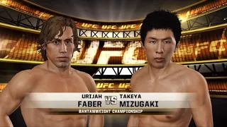 UFC Undisputed 3 Gameplay Urijah Faber vs Takeya Mizugaki