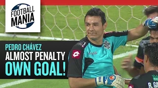 Almost Penalty Own Goal!!! Pedro Cháves (General Díaz/PAR)