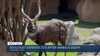 Zoologist defends John Ball Zoo after animal's death