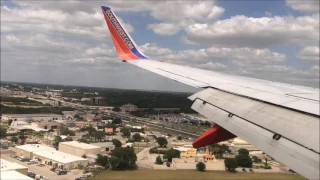 Southwest Airlines Boeing 737 Landing @ San Antonio, TX [KSAT]