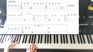 Piano Tutorial - How to play "I Wanna Grow Old With You" by Westlife (Part 2/4)