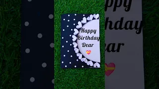 Easy Happy birthday greeting card  #viral #short #shorts