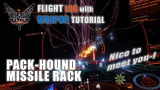 Elite Dangerous - 'Pack-hound Missile' fight in Conflict Zone (High intensity)