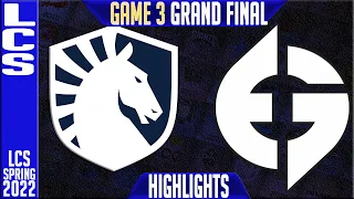 TL vs EG Highlights Game 3 | LCS Lock In Grand Final | Team Liquid vs Evil Geniuses G3