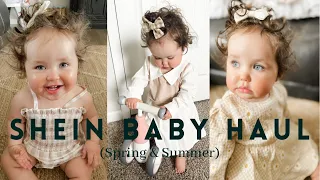 TRY ON SHEIN BABY HAUL/ AFFORDABLE SPRING AND SUMMER BABY CLOTHES