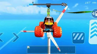 monster truck mega ramp extreme racing impossible gt car stunts driving android gameplay #1