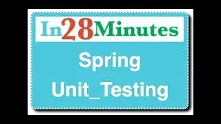 Spring Unit Testing : with JUnit And Mockito