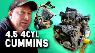 4.5L Cummins Teardown! Case 430 Skid Steer Fell Over [EP2]