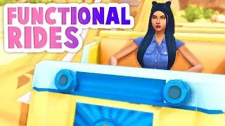 FUNCTIONAL RIDES, MAKE YOUR OWN AMUSEMENT PARK🎢🎠 // THE SIMS 4 | MOD REVIEW