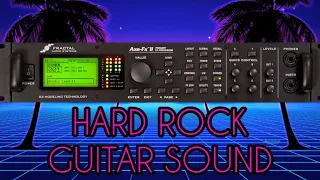 PRESETS FRACTAL AXE FX 2 SOUND (Hard Rock 80s)