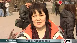 23.03.15 - Харьков грустит за Крымом: харьковчане провели акцию, посвященную аннексии полуострова