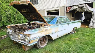 1959 Oldsmobile Dynamic 88 Sitting For Years WILL IT RUN? - NNKH