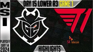 G2 vs T1 Highlights Game 1 | MSI 2024 Lower Round 3 Day 15 | G2 Esports vs T1 G1