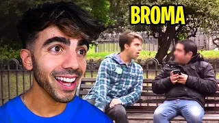 REACCIONANDO A MI MEJORES BROMAS DE YOUTUBE!