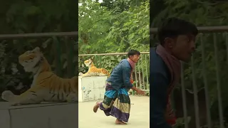Viral Fake Tigar Prank On Public !! Part - 02 !! #shorts